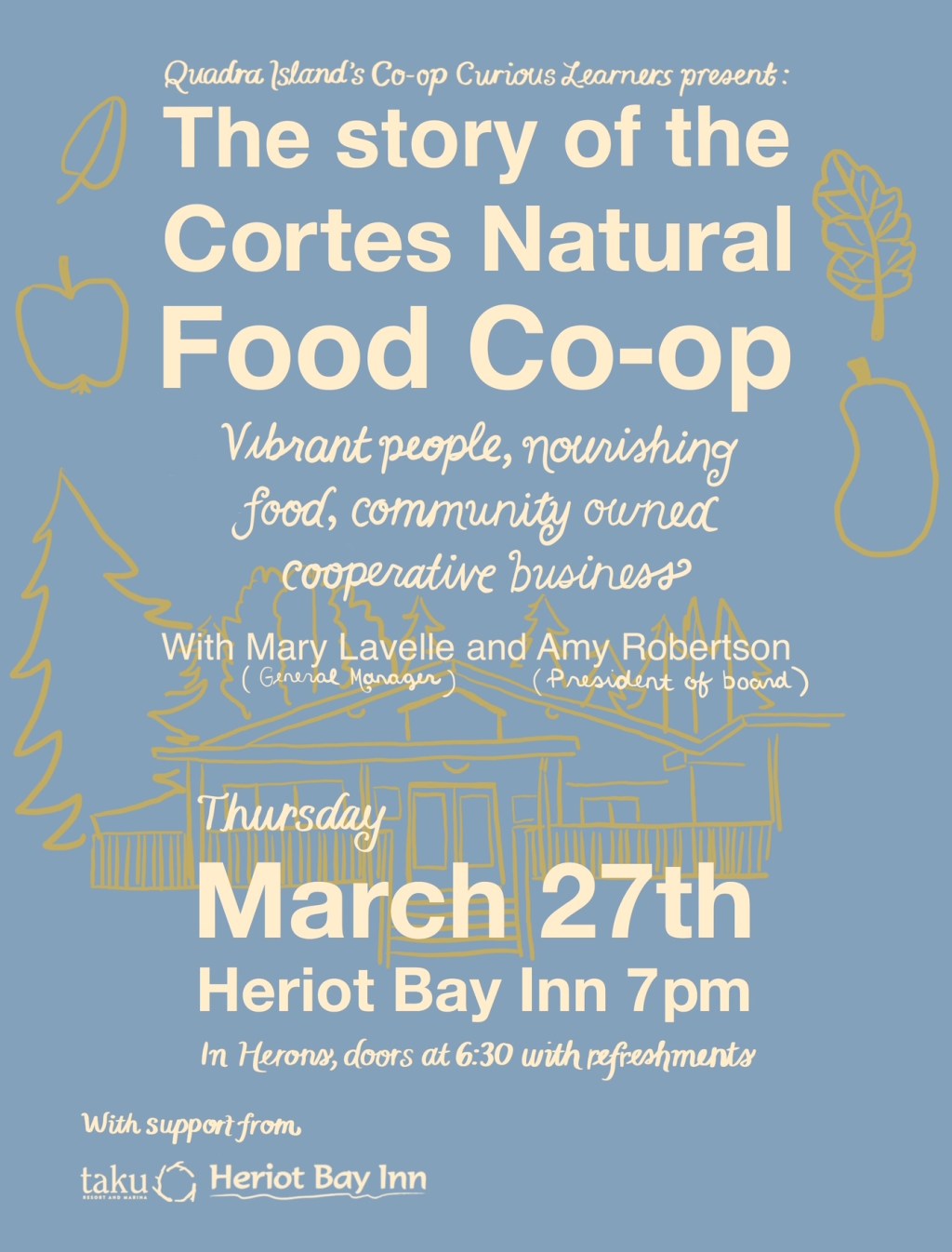 Cortes Natural Food Co-op – Consumer Co-op – with Mary Lavelle & Amy&nbsp;Robertson
